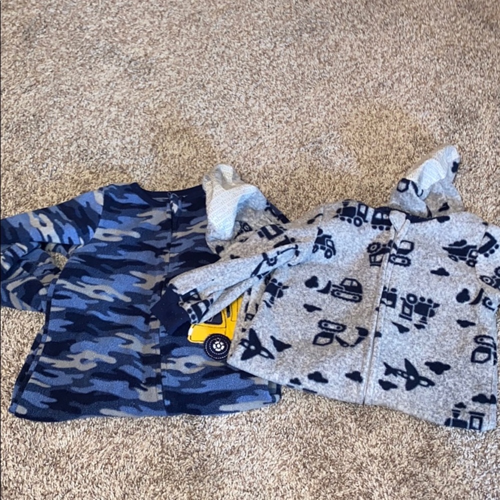 (2) Footies onesies